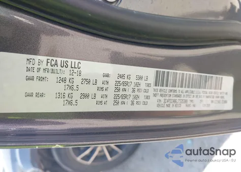 2018 Dodge Journey Se из США, поврежденный, VIN 3C4PDCAB6JT535309